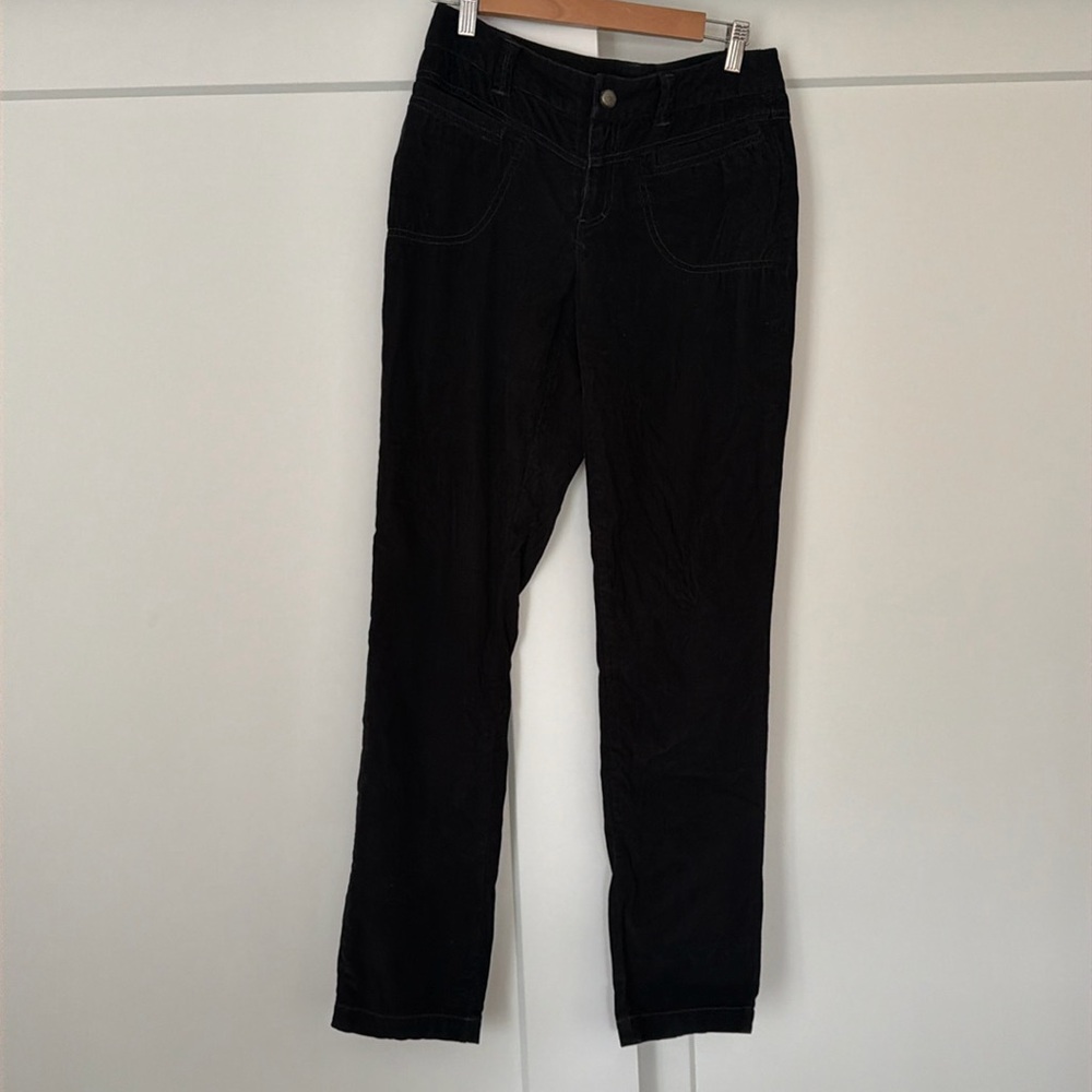 Super soft Athleta black corduroy pants size 4